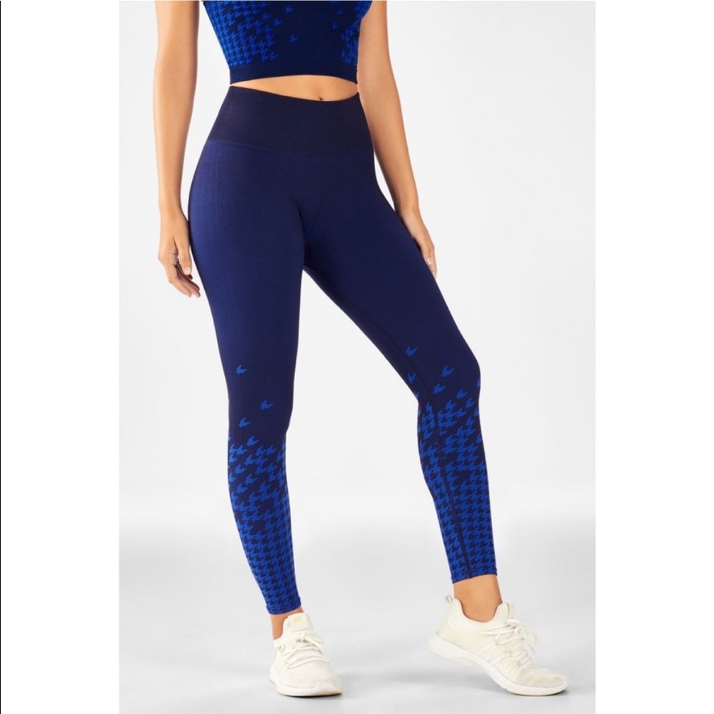 Fabletics High-Waisted Seamless Check Leggings